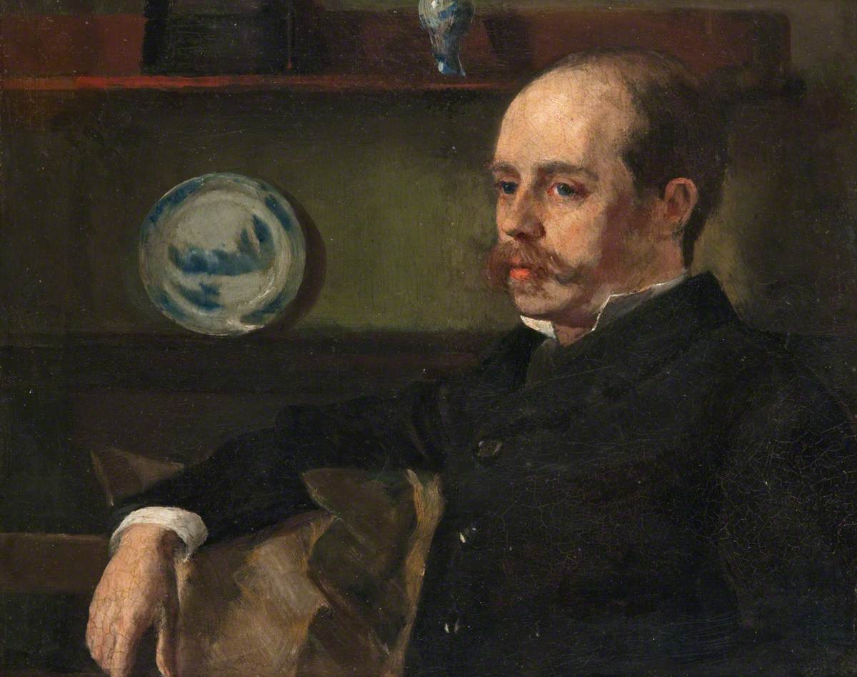 Pickford Waller (1849–1930), Matthew White Ridley (1837–1888), The Hunterian, University of Glasgow